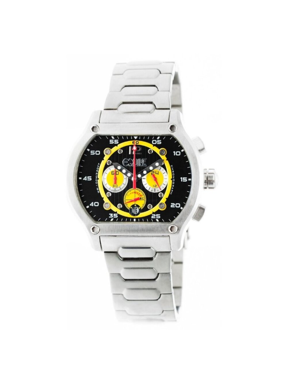 NWT Equipe Dash Chronograph Black Dial Stainless Steel Men's Watch